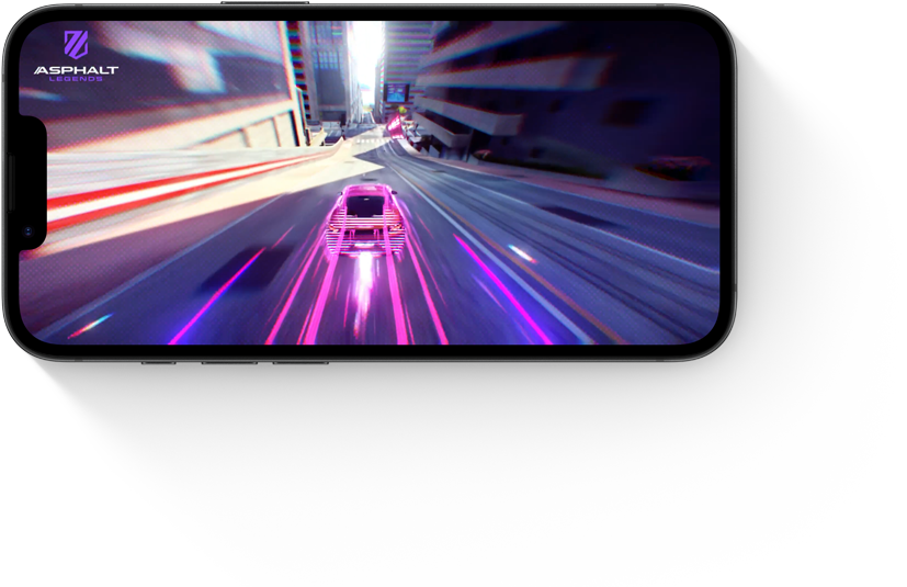 iPhone 17e แสดงการเล่นเกมแข่งรถ