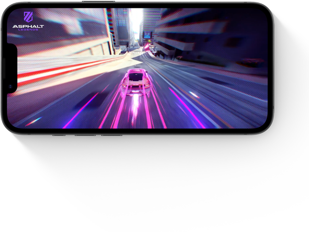 iPhone 17e แสดงการเล่นเกมแข่งรถ