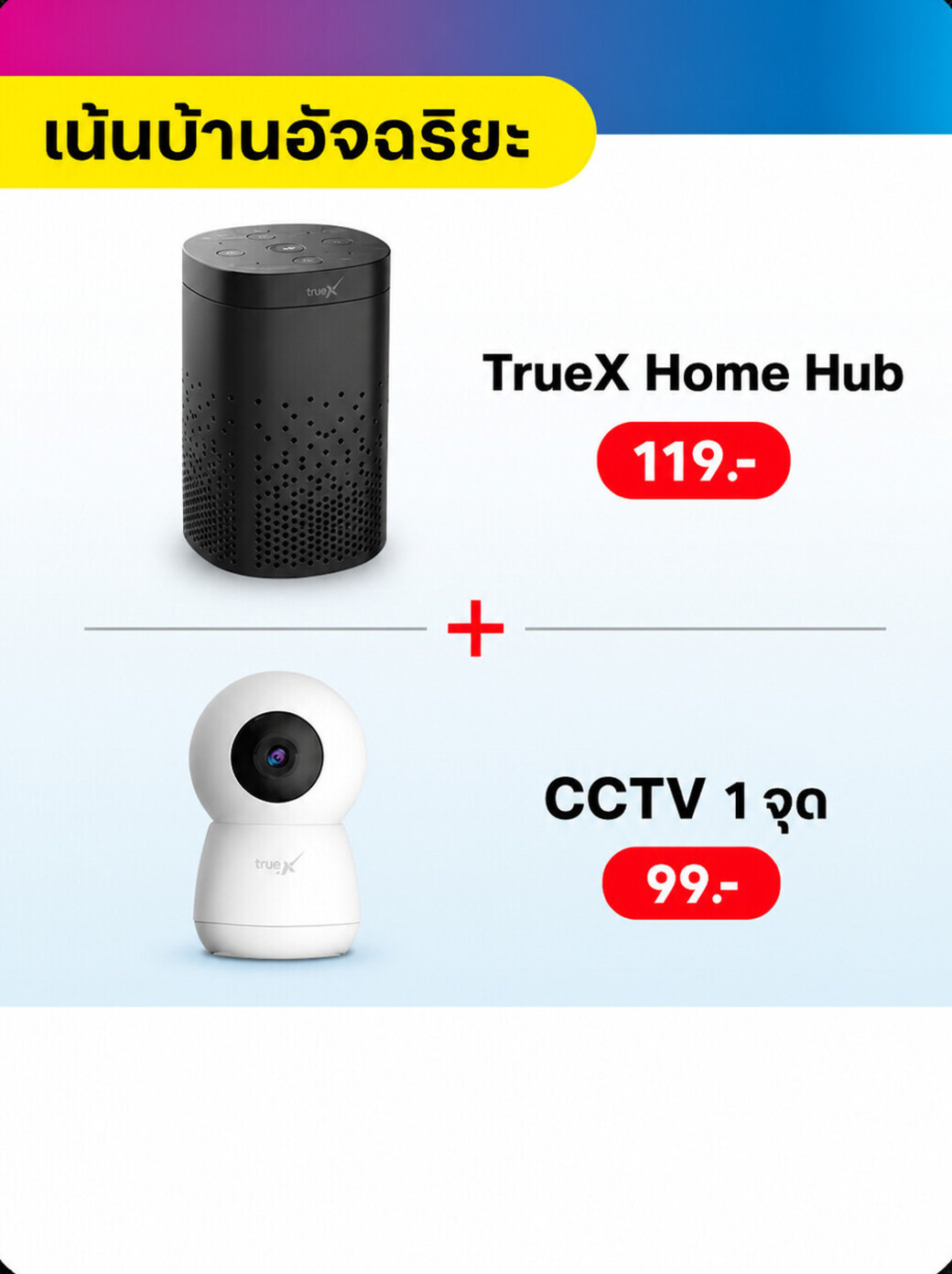 TrueX Home Hub พร้อม CCTV