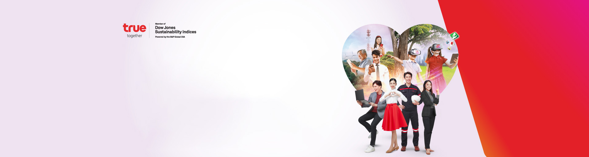 True DJSI banner